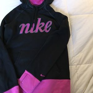 Therma-Fit Black & Pink Nike Hoodie/ Sweatshirt